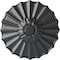 Ekena Millwork Shakuras Ceiling Medallion (Fits Canopies up to 1 3/8"), Hand-Painted Pewter, 9"OD x 1 3/8"P CM09SHPES - alternate 1